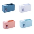 thumbnail image 2 of Xingzhi Automatic Toothpaste Dispenser Punch-free Wall Tooth Paste Squeezer Light Blue, 2 of 6