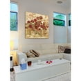 thumbnail image 4 of Marmont Hill "Floral Frenzy Burgundy V" Painting Print on Canvas, 4 of 5