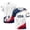 Blue, variant on USA Soccer Jersey for Men Breathable Short Sleeve Crew Neck Soccer Cup Jerses T-Shirts for Fans White XL
