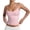 Pink, variant on Womens Solid Camisole Tank Top Scoop Neck Thin Straps Sleeveless Body Skimming Stretch Lightweight Pullover Top Black S