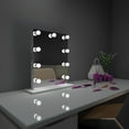 thumbnail image 4 of Paris Mirror HGRACE24323000D-WHT 24 x 32 in. Grace Hollywood Mirror with LED Bulbs&#44; White, 4 of 4
