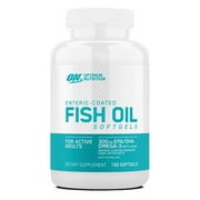 Optimum Nutrition, Enteric-Coated Fish Oil Softgels, 300 mg, 100 Softgels