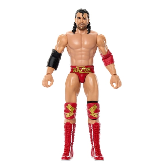 WWE Razor Ramon Action Figures, 6-inch Collectible Superstars with Articulation (Styles May Vary)