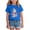 Blue, variant on WUANDIXFA Kids Christmas Shirt Boys Girls Fashion Holiday Cotton Crewneck Short Sleeve Tops Soft Cute Baby Graphic Tees,Pink,5-6 Years