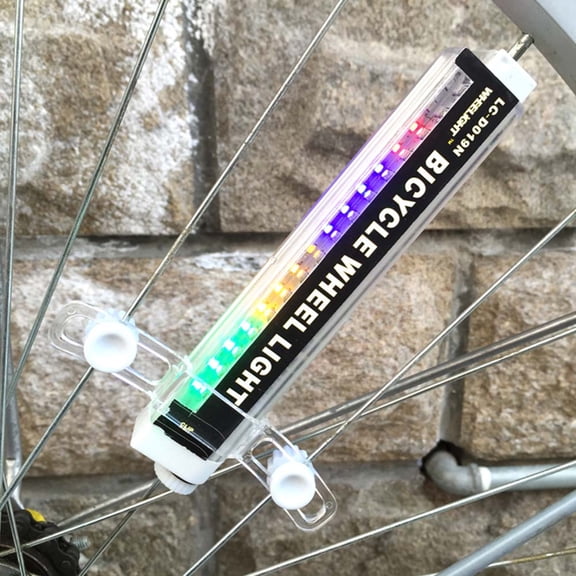 16 Colorful LED Lights 42 Patterns Water Resistant Bicycle Bike Cycling Wheel Spoke Light Lamp