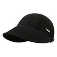 thumbnail image 1 of AWZXDE Chapeau de Soleil Femme Grand Bord Réversible pour Plage Voyage Été, 1 of 5