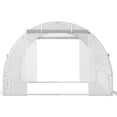 thumbnail image 2 of Galvanized Steel Walk-in Greenhouse Kit, 20x10x7 ft, Includes 2 Zippered Doors, 12 Roll-up Windows & Diagonal Poles for Wind Resistance, 2 of 6