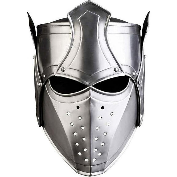 Medieval Kaldor Helmet Knight Armoury Roman Spartan Barbute Reenactment Silver viking helmet knight helmet spartan helmet