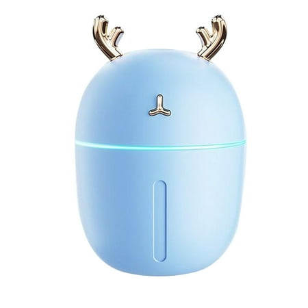 

Bedroom Humidifier Air Humidifier Humidifiers For Bedroom Portable Mini Humidifier Small Mist Atomizer USB Air Humidifier For Home Office Blue