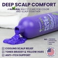 thumbnail image 5 of KESMEDIK Tea Tree Purple Conditioner, Anti-Brass Toner for Blonde, Silver & Gray Hair, Softens, Repairs Damaged Hair & Salon-Grade Hair Toner Conditioner, 16 fl oz, 5 of 7