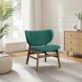 thumbnail image 2 of New Classic Furniture Adler Fabric Upholstered Back Lounge Chair in Dark Green, 2 of 7