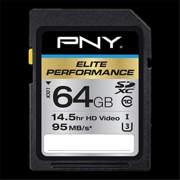 PNY Elite Performance 64 GB Class 10/UHS-I (U3) SDXC