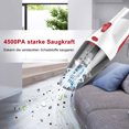 thumbnail image 4 of Handheld Vacuum, Cordless Handle Vacuum Cleaner USB Charging Cable, Charge Adapter, Waterwashable Steel Filter, Powerful Wireless Vacuum with LED Light, 4 of 9