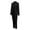 C-Black, variant on Women's Two Piece Lapels Plus Down Suit Set Business Long Mid Weight Womens Jacket Sleeve formal Jacket Pant Caplet Coat Suit Slim Fit Trouser Oversize Wool Coat Women Jacket Suit