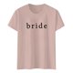 thumbnail image 4 of Camiseta informal de mujer con estampado de letras, manga corta y cuello redondo, 4 of 4