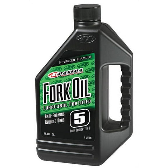 Maxima Motorcycle MX 5W Fork Oil 16 OZ Bottle