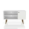 thumbnail image 2 of Manhattan Comfort Liberty Small Mid-Century Modern TV Stand, White, 2 of 10