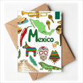 thumbnail image 1 of Mexico Landscap Animals National Flag Greeting Cards You are Invited Invitations, 1 of 3
