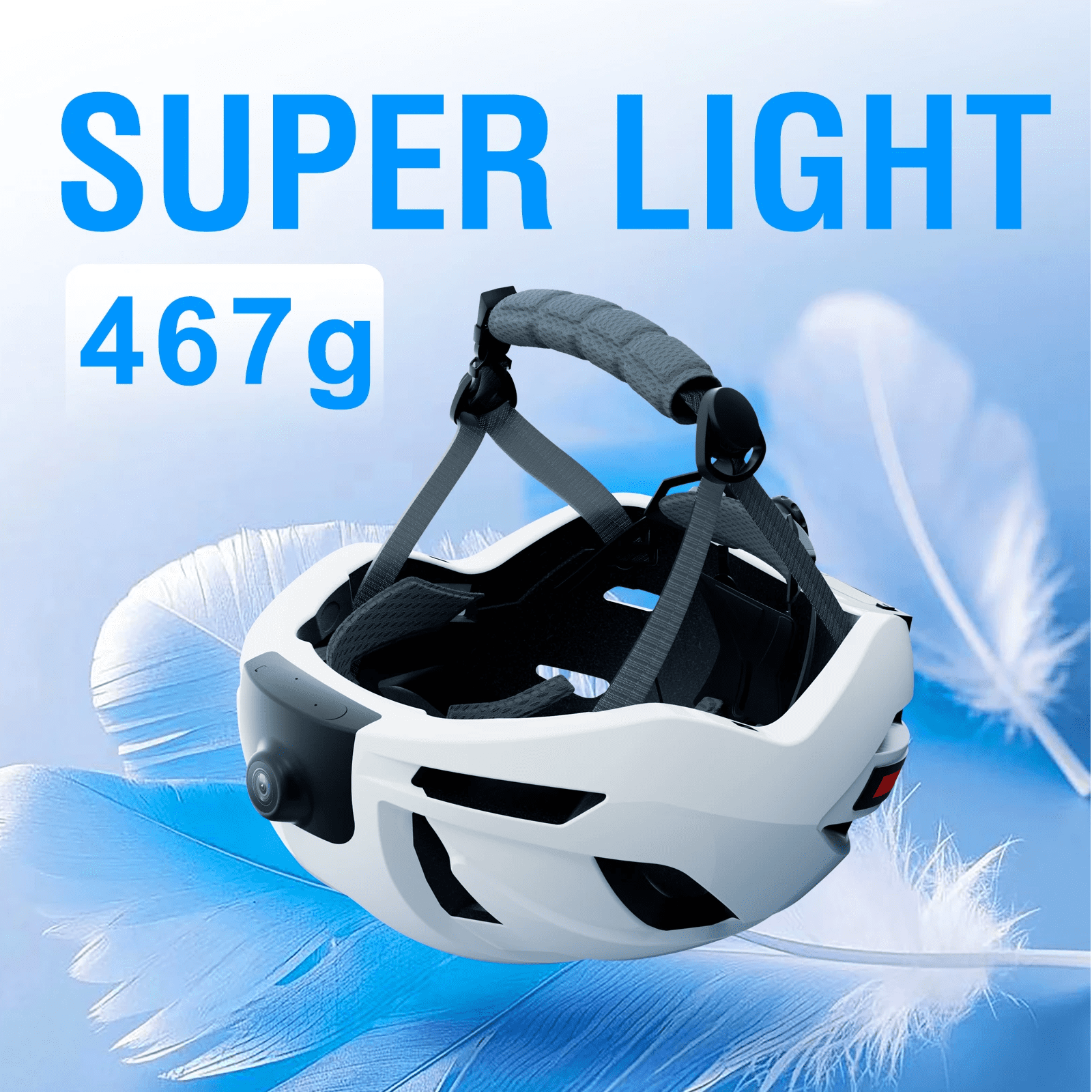 「Pro Series Smart Cycling Helmet with Turn Signals & 1080p HD Camera | Built-in GPS, WiFi/APP Connectivity, Bluetooth 5.0 Music & Calls | Removable 5000mAh Battery for Mountain/Road Biking Safety」