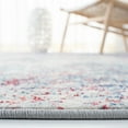 thumbnail image 6 of SAFAVIEH Brentwood Ainslee Abstract Area Rug, Navy/Red, 3' x 3' Square, 6 of 13