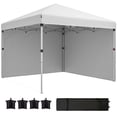 thumbnail image 1 of Outsunny 10' x 10' Pop Up Canopy Tent with Removable Sidewalls Carry Bag, 1 of 10