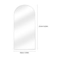 thumbnail image 2 of Minkissy 1Set Household Mirror In Transparent Acrylic With No Distortion For Wide Applications In Irregular Shape, 2 of 8