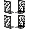 thumbnail image 1 of Book Ends Tree Design Modern Bookends For Shelves, Non-skid Bookend, Heavy Duty Metal Book Stopper For Books/cds, Decorative Book Shelf For Home, 7 X, 1 of 4