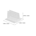 thumbnail image 2 of MLINS 20PCS Clear Plastic Shelf Label Holders for Wire and Wood Shelves Ideal for Offices and Libraries, 2 of 8