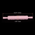 thumbnail image 4 of 2pcs Pattern Embossed Rolling Pin 14.57" x 1.97" Heart 3D Pattern PP Plastic Non-Stick Embossing Textured Rolling Pins for Baking Cookie Fondant Pastry Clay Dough, Pink, 4 of 4