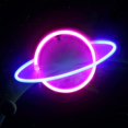 thumbnail image 1 of Neon Logo Neon Light, USB Battery Operation, LED Lighting Sign for Wall Decoration (Star blue pink), 1 of 4