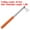 Orange, variant on Uxcell Telescopic Handheld Flagpoles 4 Feet Portable Pole 6 Sections Red