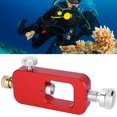 thumbnail image 4 of Adaptador De Buceo, Hebilla De Bloqueo De Bola De Aleación De Aluminio Compacto De 8 Mm Adaptador De Buceo De Metal Botella Grande A Botella Pequeña Para Válvulas De Cabezales ANGGREK Otros, 4 of 8