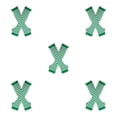 thumbnail image 1 of Transemion Stay In Style With Thick Thighs Long Socks Made With Polyester And Highly Elastic Easy To Wear green and white 5Set, 1 of 6