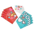 thumbnail image 4 of American Greetings Valentine's Day Cards for Kids with Stickers, XO (4-Count), 4 of 5