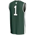 thumbnail image 3 of Men's GameDay Greats #1  Green Michigan State Spartans  Lightweight Basketball Jersey, 3 of 4