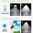 thumbnail image 3 of ECSEE Solar Street Lights, LED Solar Lights, 3 Lighting Modes, 120? PIR Motion Sensor Wall Lights, Waterproof Security Night Light Outdoor Lamp for Garden Patio Walkway Pathway, 3 of 11