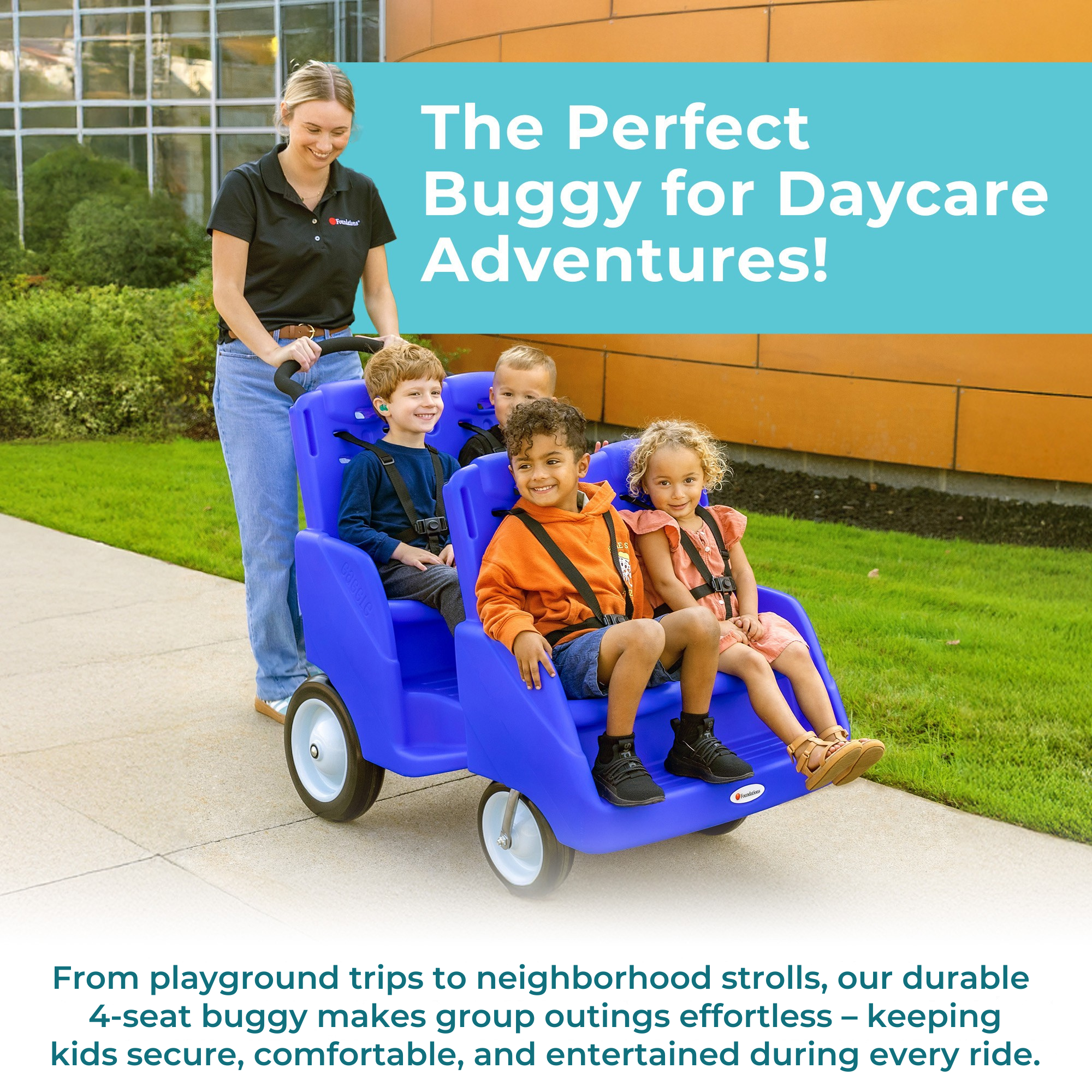 二箱 Graco Stroller Gaggle 4-Seat Buggy Stroller - Daycare Quad