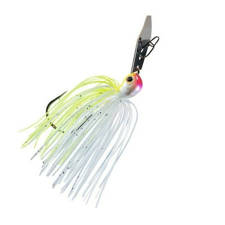 UPC: 0897744000508 | Z-Man CBJH12-02 Jack Hammer Chatterbait 1/2oz Chartreuse White (1 Pack)