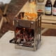 thumbnail image 3 of Eigraketly Estufa de barbacoa de acero inoxidable desmontable, reutilizable, lavable, resistente al calor, recargable, anticorrosivo, rejilla para quemador Kits de desorden para acampar Largo Eigraketly OD028966-01, 3 of 6