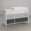Little Seeds Monarch Hill Poppy 6-Drawer Changing Table, White