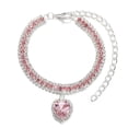 thumbnail image 4 of 2 pcs Dog Pearls Necklace  Jewelry for Small Dogs Puppy  Bling Rhinestones Cat Wedding Collar, 4 of 14