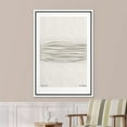 thumbnail image 3 of PixonSign Framed Canvas Print Wall Art Piero Manzoni Achrome Paint Strokes Abstract Shapes Illustrations Fine Art Decorative Minimalist Relax/Calm for Living Room, Bedroom, Office - 24"x36" White, 3 of 5