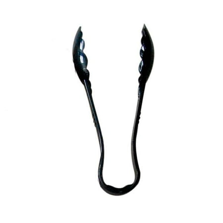 

12 Scallop Grip Tong Polycarbonate Black Color