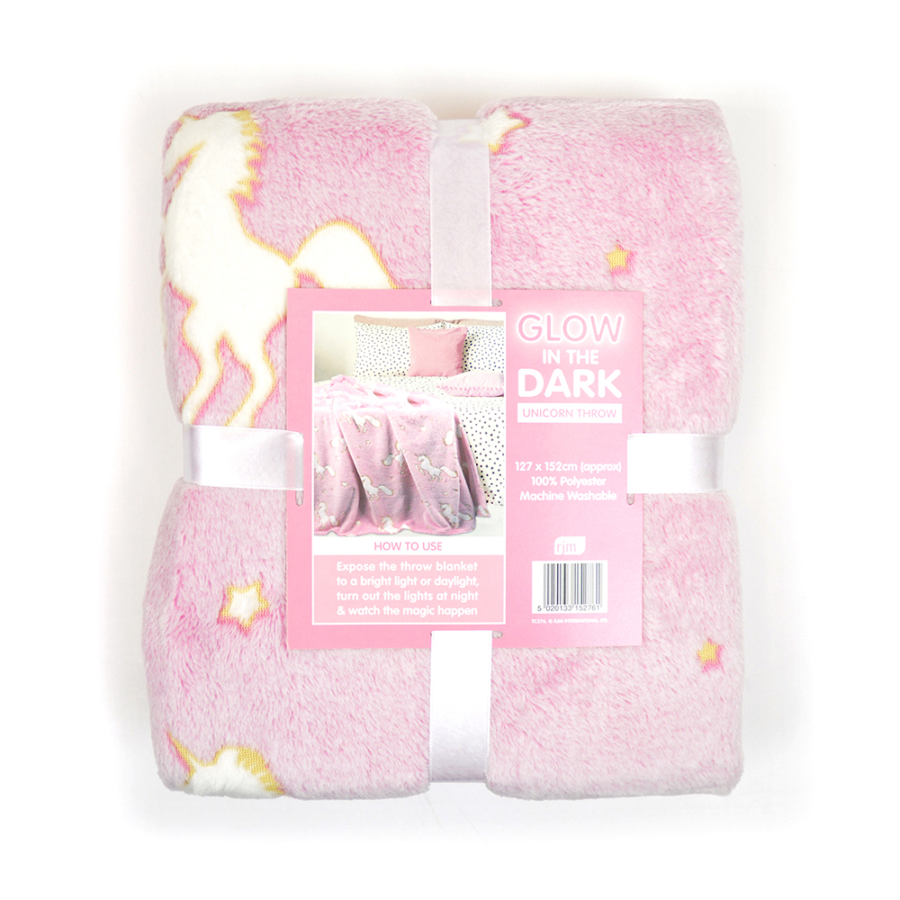 RJM Glow In The Dark Unicorn Blanket Walmart Canada