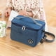 thumbnail image 5 of Bolsa de almuerzo portátil, caja térmica para alimentos, duradera, impermeable, para oficina, lonchera con correa para el hombro, organizador, estuche aislante, azul, 5 of 5