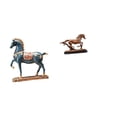thumbnail image 1 of Figura de caballo,Figura de caballo Escultura animal coleccionable,Figura de caballo,Escultura de figura de caballo en miniatura coleccionable,Estatua de animal de adorno de caballo de resina, 1 of 8