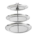thumbnail image 3 of Soporte para cupcakes y postres, soporte para cupcakes, centro de mesa con toalla, plato de frutas moderno 3 niveles, 3 of 9