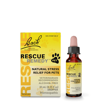 Bach Rescue Remedy Pet Natural Anxiety & Stress Relief, 10 mL Dropper