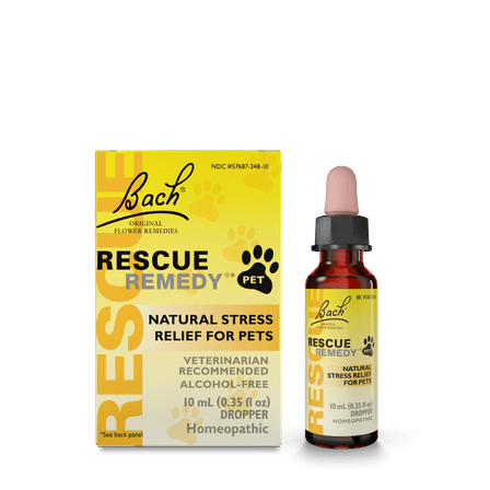 Bach Rescue Remedy Pet Natural Anxiety & Stress Relief, 10 mL Dropper