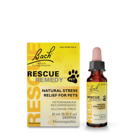 Bach Rescue Remedy Pet Natural Anxiety & Stress Relief, 10